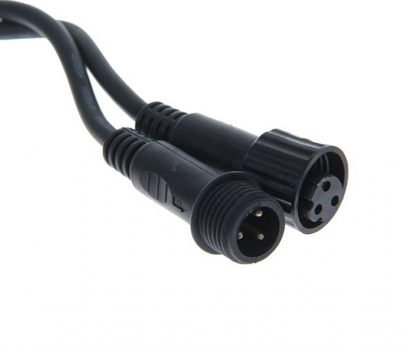 Удлинитель для гирлянд УМС Каучук 3W, Н.Т., 1 метр