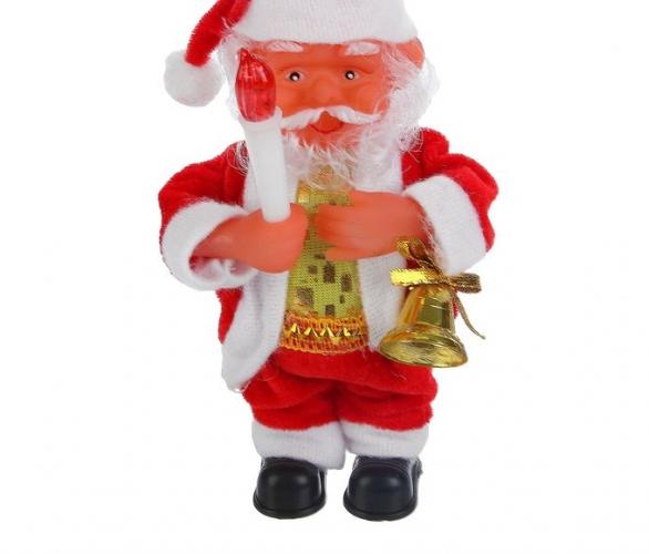 Дед Мороз, со свечой и колокольчиком, английская мелодия