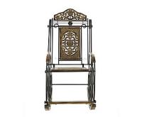 Кресло-качалка дачное (дер+сталь) №136