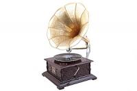 Граммофон 14" квадрат резной №163