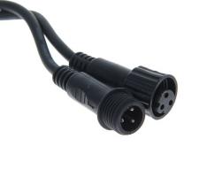 Удлинитель для гирлянд УМС Каучук 3W, Н.Т., 1 метр