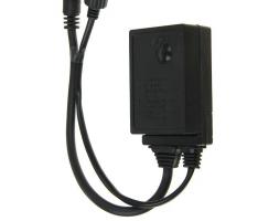 Контроллер уличный для гирлянд УМС Метраж, на 24 В, Н.Т. 2W, 8 режимов