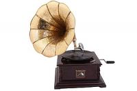 Граммофон 14" квадрат гладкий №24