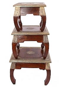 Стол набор из 3-х дерево №32